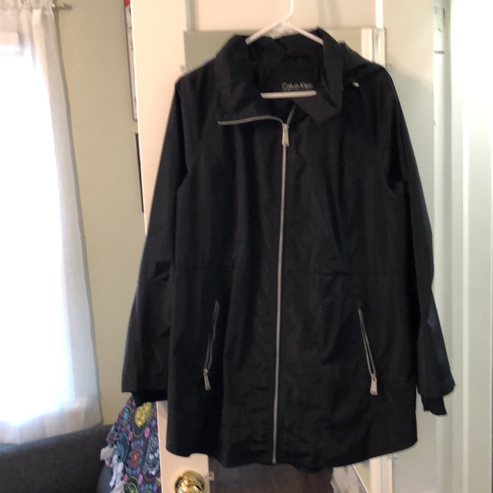 calvin klein performance raincoat